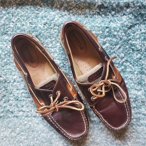 Sperry Dark Leather Boat Shoe